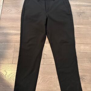 Elegant Men's Slim Fit Black Dress Pants